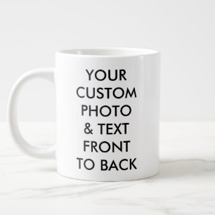 Custom Personalised PHOTO GIANT JUMBO MUG 20oz