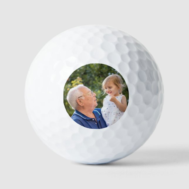 Custom Personalised Photo  Golf Balls (Front)