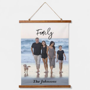Custom personalised photo hanging tapestry