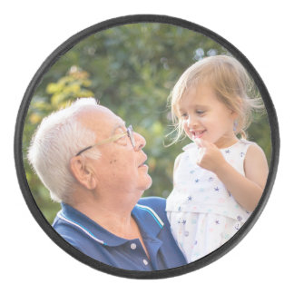 Custom Personalised Photo Hockey Puck
