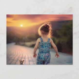 Custom Personalised Photo  Holiday Postcard