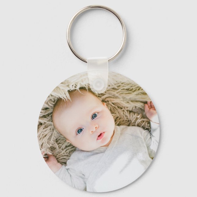 Custom Personalised Photo Image Key Ring (Front)
