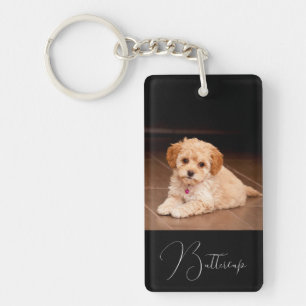 Custom personalised photo key ring