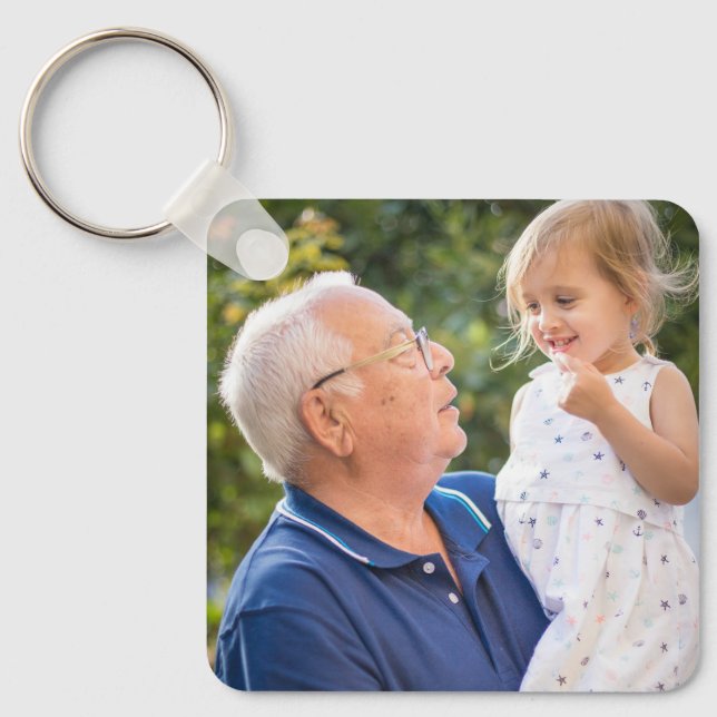 Custom Personalised Photo  Key Ring (Front)
