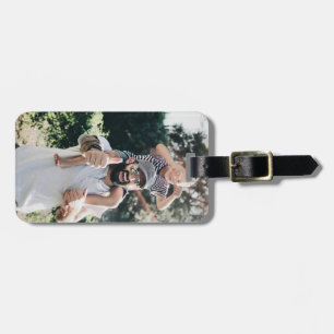 Custom Personalised Photo Luggage Tag