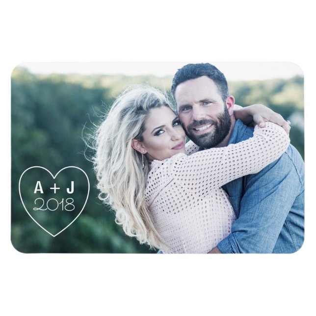 Custom Personalised Photo Magnet (Horizontal)