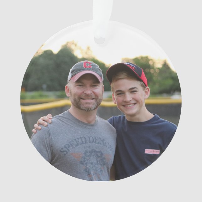 custom / personalised photo ornament - 2016 (Front)