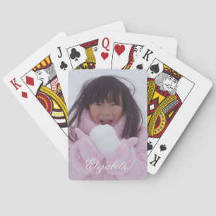Custom Personalised Photo Playing Cards