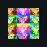 Custom Personalised Photo Pop Art Canvas Print<br><div class="desc">Personalised photo canvas with your favourite photo.Add more images to create a fun multiple image photo collage. Personalised canvas with your photo.</div>