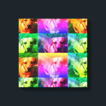 Custom Personalised Photo Pop Art Canvas Print<br><div class="desc">Personalised photo canvas with your favourite photo.Add more images to create a fun multiple image photo collage. Personalised canvas with your photo.</div>