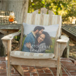 Custom Personalised Photo Simple Love Quote Text Cushion<br><div class="desc">Cute romantic With You I Am Home text written in a stylish elegant typography font on a square throw pillow. With option to personalise or customise with photo of your choice. Unique keepsake decor gift,  easily customisable with a photograph of your choice.</div>