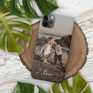 Custom Personalised Photo Simple Love Text iPhone 11Pro Max Case
