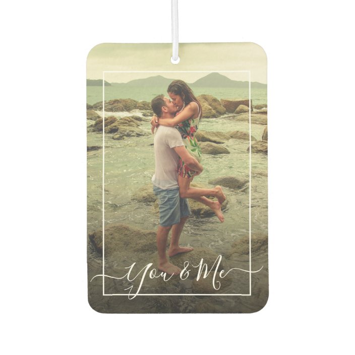 Download Custom Personalised Photo Template Love Quote Text Car Air Freshener | Zazzle.co.uk