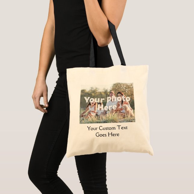 Custom Personalised Photo Tote Bags (Front (Product))