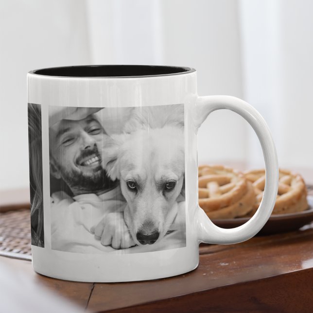 Custom Personalised Photo Two-Tone Coffee Mug (Creator Uploaded)