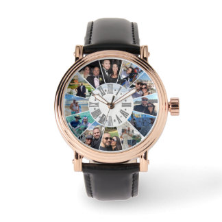 Custom Personalised Photo  Watch