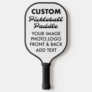 Custom personalised PICKLEBALL PADDLE Blank, BLACK