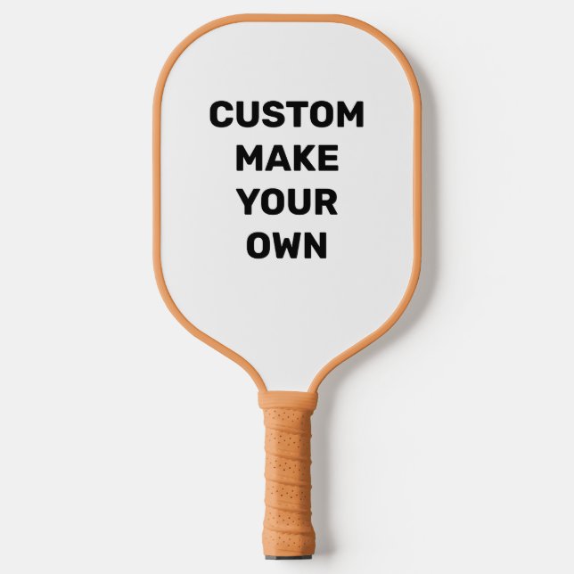 Custom personalised PICKLEBALL PADDLE Blank - TAN (Front)