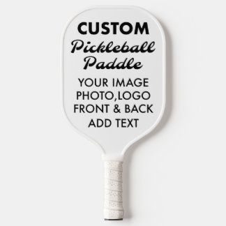 Custom personalised PICKLEBALL PADDLE Blank, WHITE