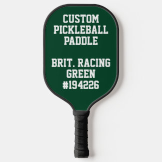 Custom personalised PICKLEBALL PADDLE - GREEN