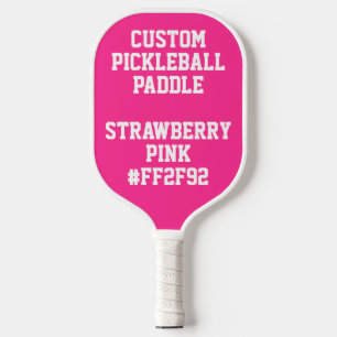  Custom personalised PICKLEBALL PADDLE - PINK