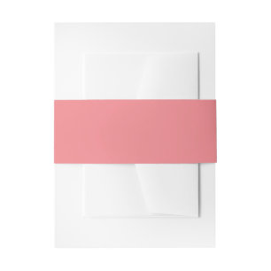 Custom Personalised Pink Photo Artwork Add Name Invitation Belly Band