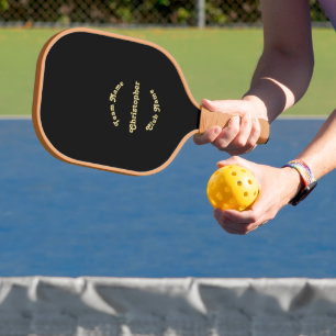 Custom Personalised Player Team Coach Club Name Pickleball Paddle