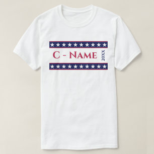 Custom Personalised Presidential Election Campaign T-Shirt