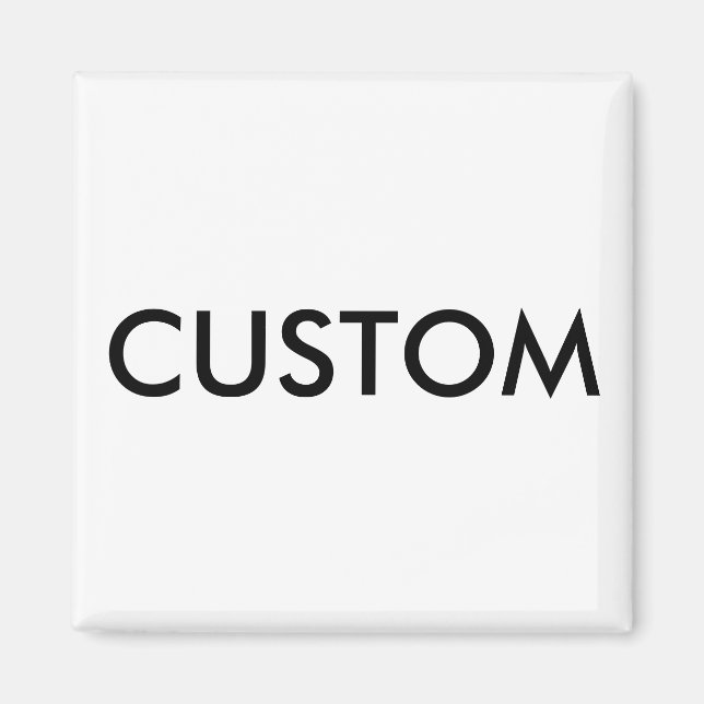 Custom Personalised Refrigerator Magnet Blank (Front)