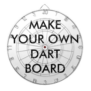 Custom Personalised Regulation Dartboard & 6 Darts