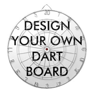 Custom Personalised Regulation Dartboard & 6 Darts