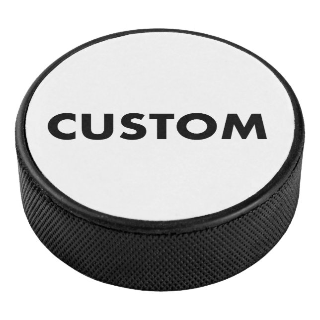 Custom Personalised Regulation Size Hockey Puck (3/4)