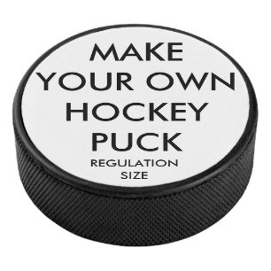 Custom Personalised Regulation Size Hockey Puck