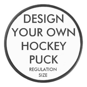 Custom Personalised Regulation Size Hockey Puck