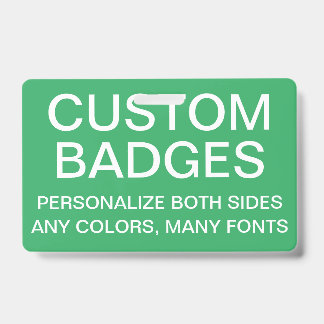 Custom Personalised RETRACTABLE BADGE Template ID Badge