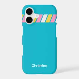 Custom Personalised Retro 80s Stripes