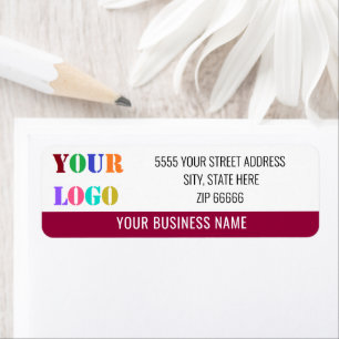 Custom Personalised Return Address Labels Template