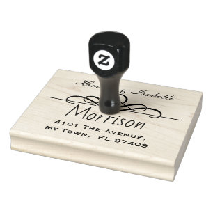 Custom Personalised Return Address Rubber Stamp