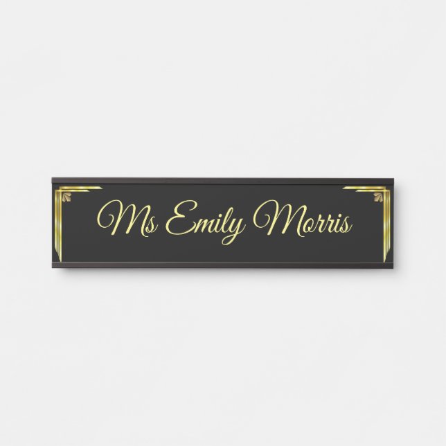 Custom Personalised Room Office Door Name  Sign (Front)