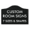Custom Personalised Room Sign Blank Template