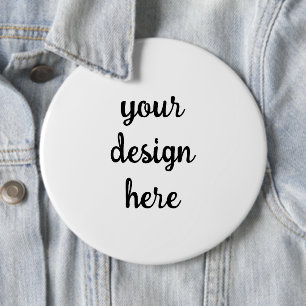 Custom Personalised Round 6 Cm Round Badge
