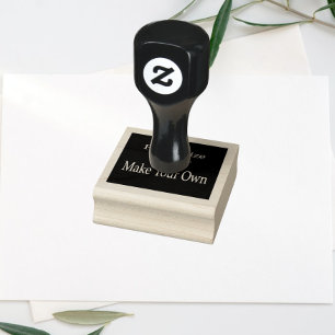 Custom personalised rubber stamp
