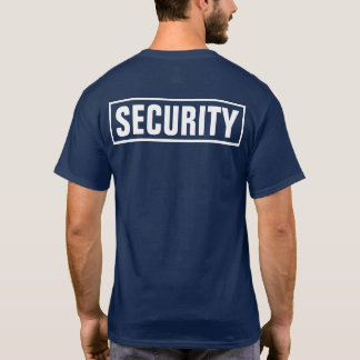 Custom Personalised Security T-Shirt