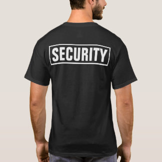 Custom Personalised Security T-Shirt