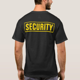 Custom Personalised Security T-Shirt
