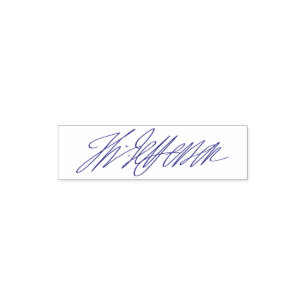 Custom Personalised Self Inking Signature Stamp