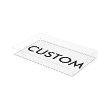 Custom Personalised Serving Tray Blank Template