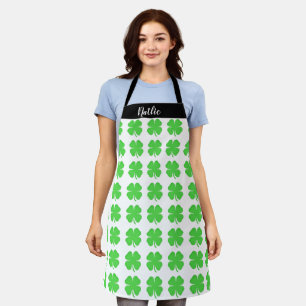 Custom Personalised Shamrock Aprons #mothersday