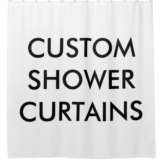 Custom Personalised Shower Curtain Blank Template