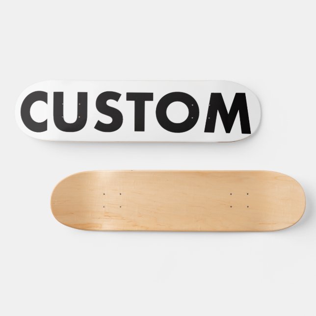 Custom Personalised Skateboard Deck 7.75" (19.7cm) (Horz)